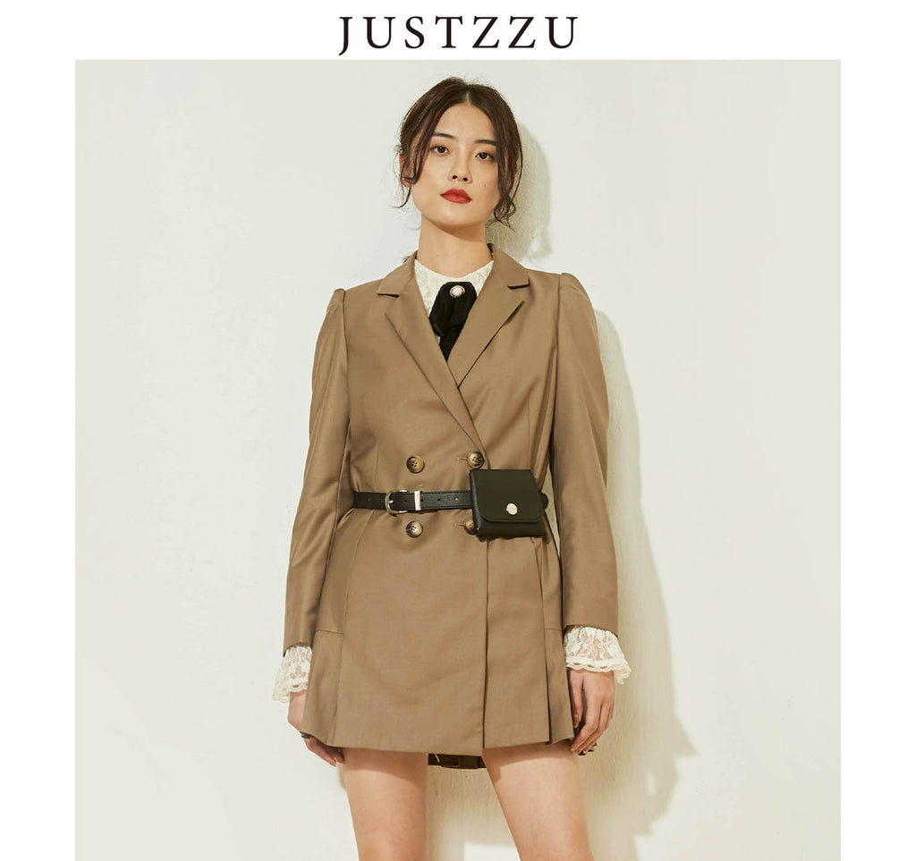 JUSTZZU  Formal Blazers Office Work Suit