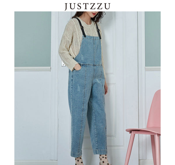 JUSTZZU Slim Jumpsuit  Loose Slim Rompers