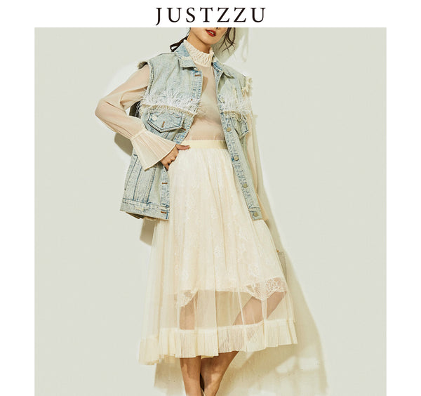 JUSTZZU Women Party Skirt