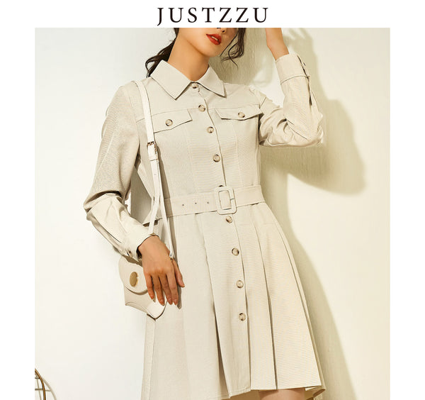 JUSTZZU Women Dress Office