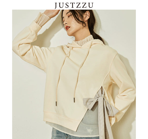 JUSTZZU  Women Hoodies Sweater