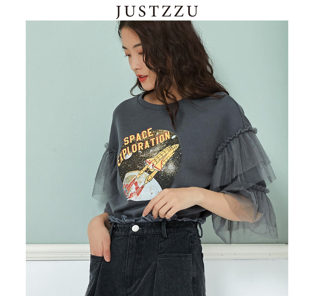 JUSTZZU Women's Shirt
