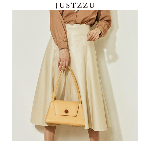 JUSTZZU Women Mini Skirt
